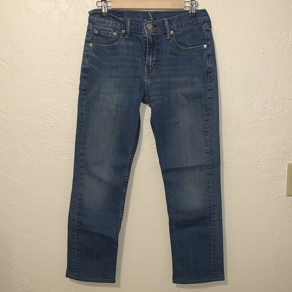 Levi’s 511 Sim Fit Denim Jeans High Rise Straight Leg Ankle Fit Mid Wash Size 30